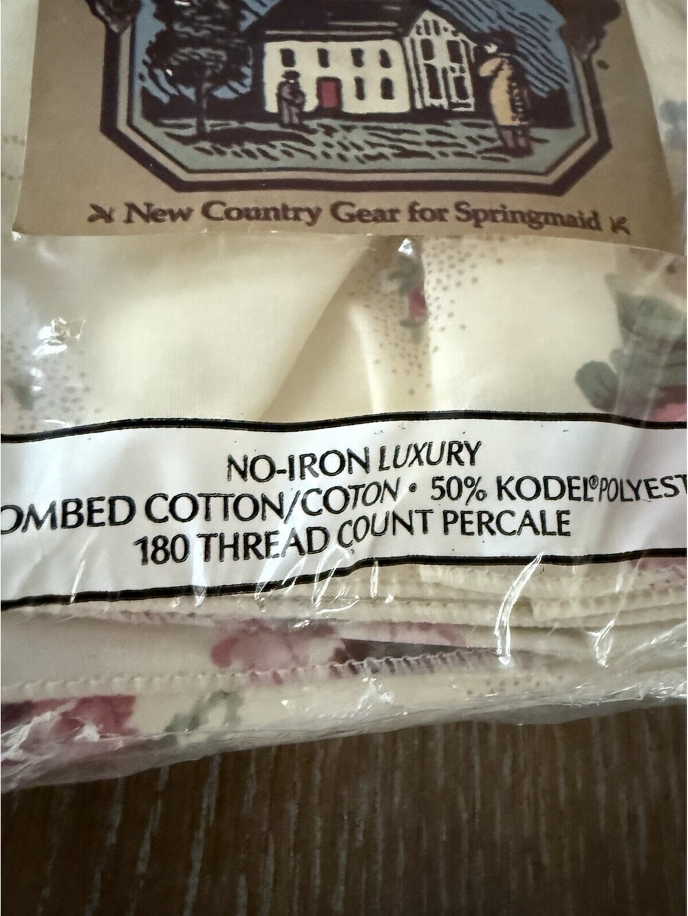 Vintage Springmaid Pair Of Standard Pillowcases New In Package - Picture 3 of 4